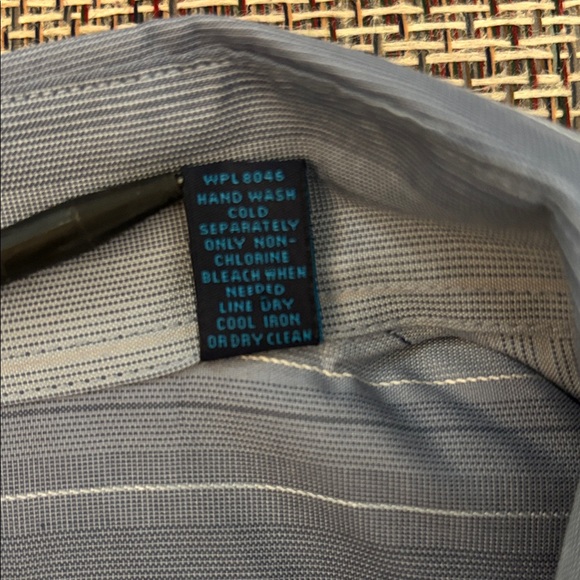 Material London Striped Dress Shirt- size Large- NWOT - Picture 6 of 8